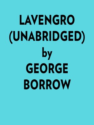 cover image of Lavengro (Unabridged)